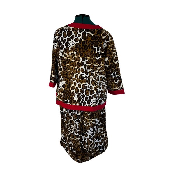 Vintage Leopard Print 2-Piece Set - Picture 4 of 5
